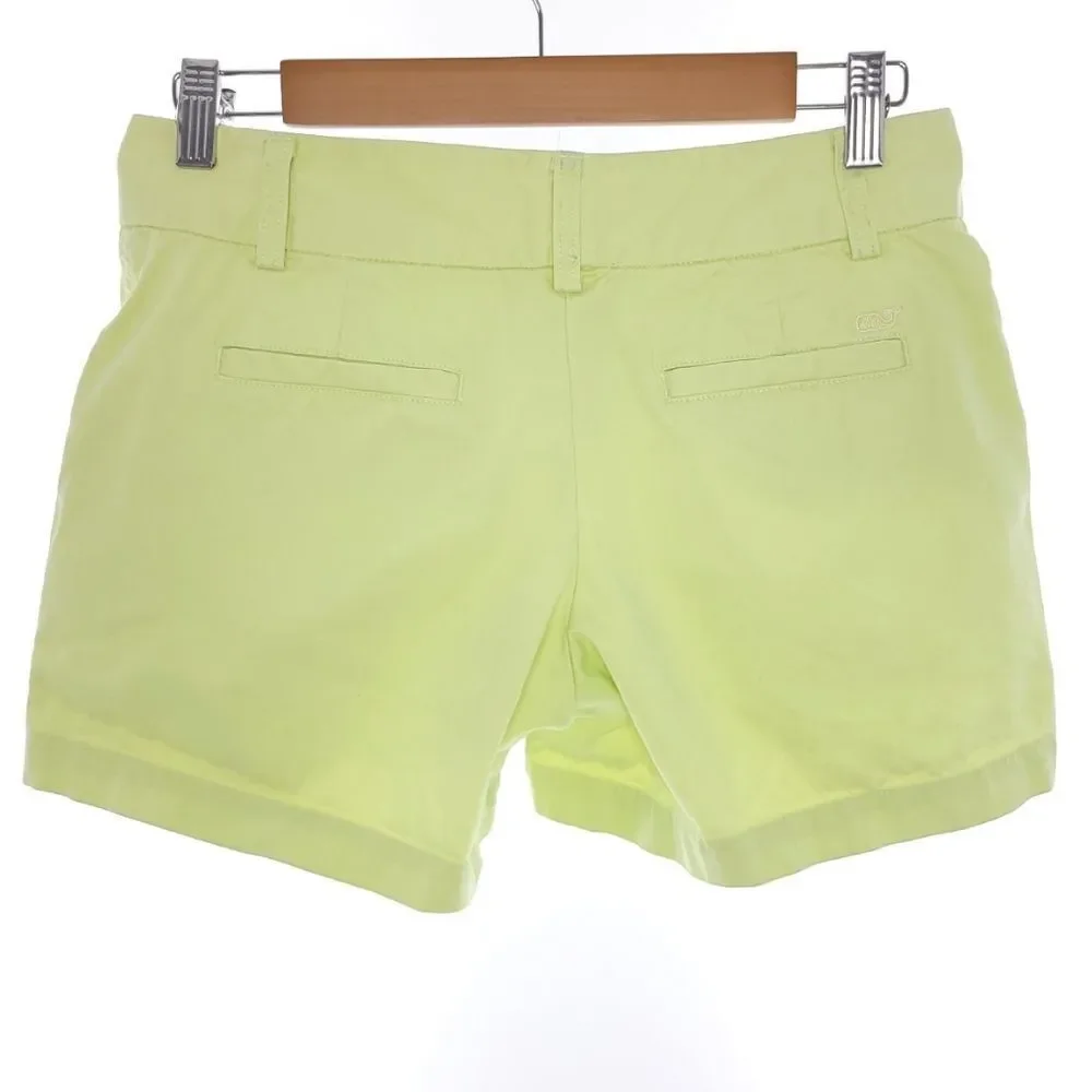 Vineyard Vines Cotton Green Summer Shorts Womens Size 2
